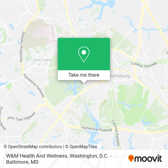 W&M Health And Wellness map