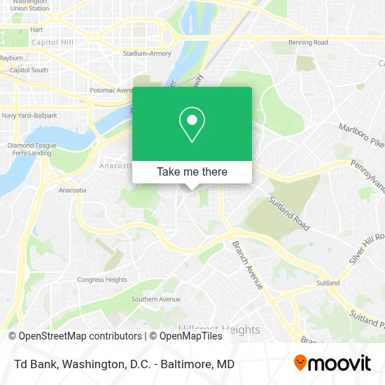 Td Bank map