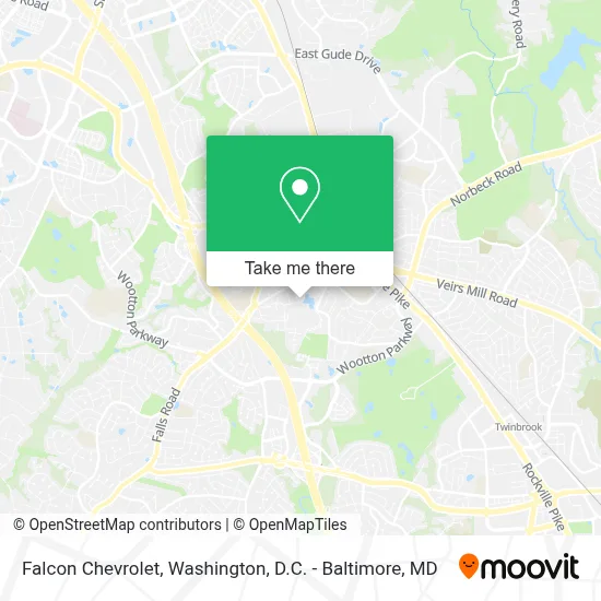 Falcon Chevrolet map