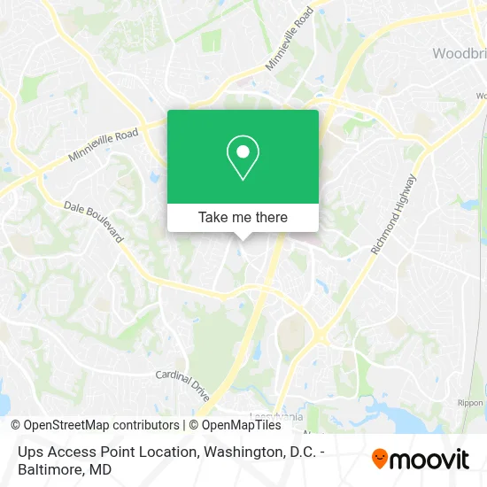 Ups Access Point Location map
