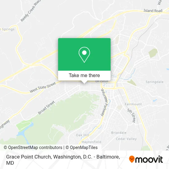 Grace Point Church map