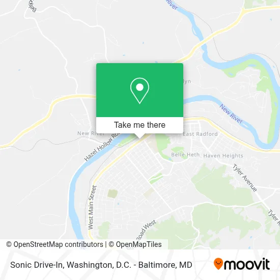 Sonic Drive-In map
