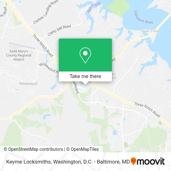 Keyme Locksmiths map