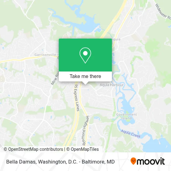 Bella Damas map
