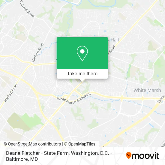 Deane Fletcher - State Farm map