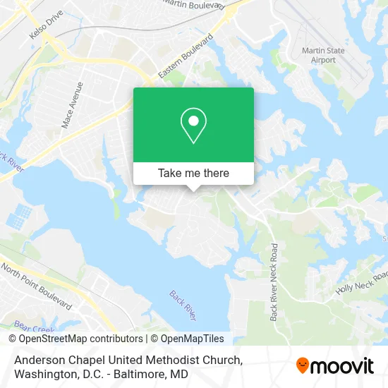 Anderson Chapel United Methodist Church map