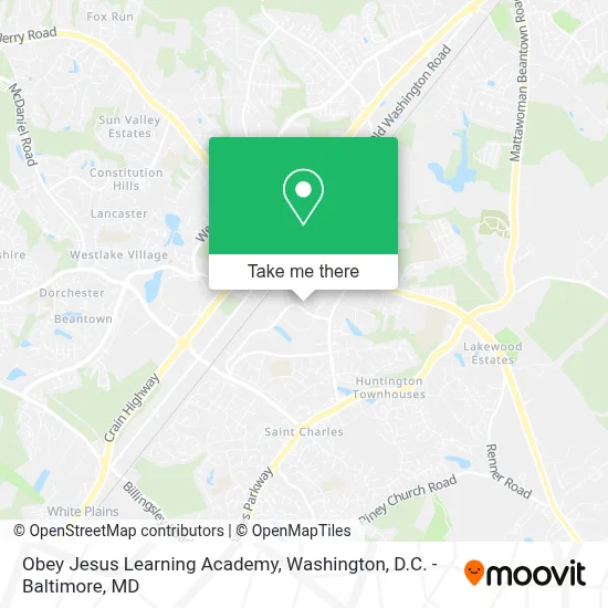 Obey Jesus Learning Academy map