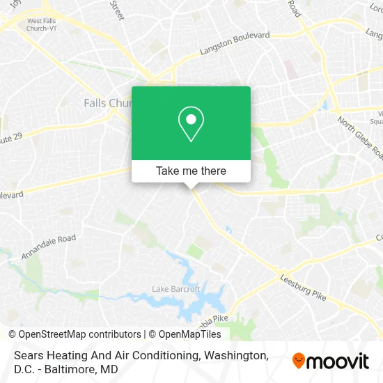 Sears Heating And Air Conditioning map