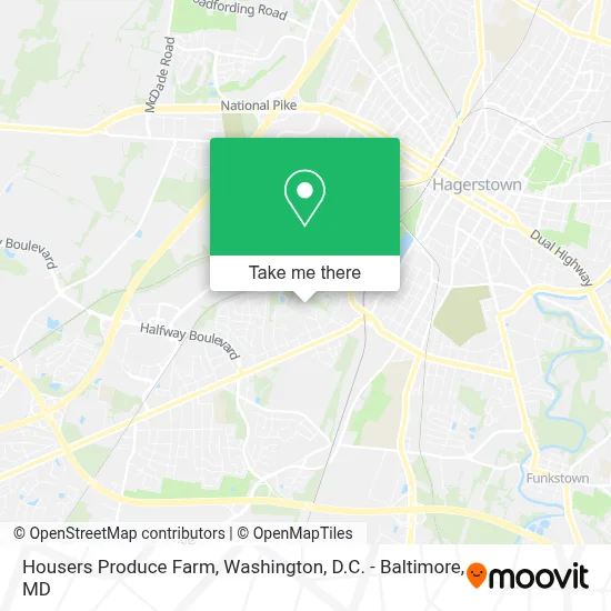 Housers Produce Farm map