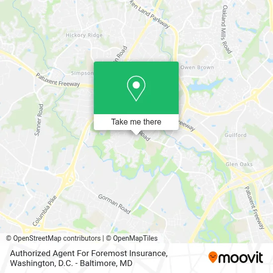 Authorized Agent For Foremost Insurance map