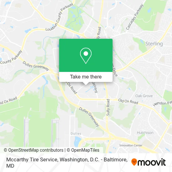 Mccarthy Tire Service map