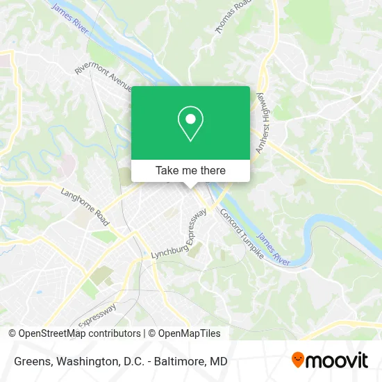 Greens map