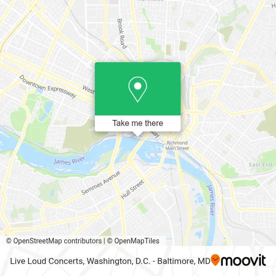 Live Loud Concerts map