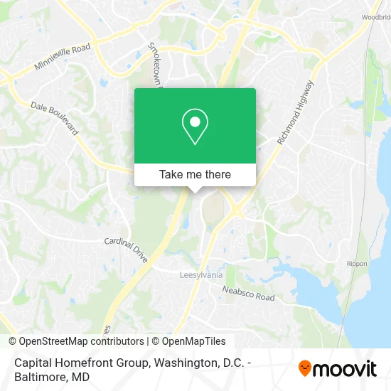 Capital Homefront Group map