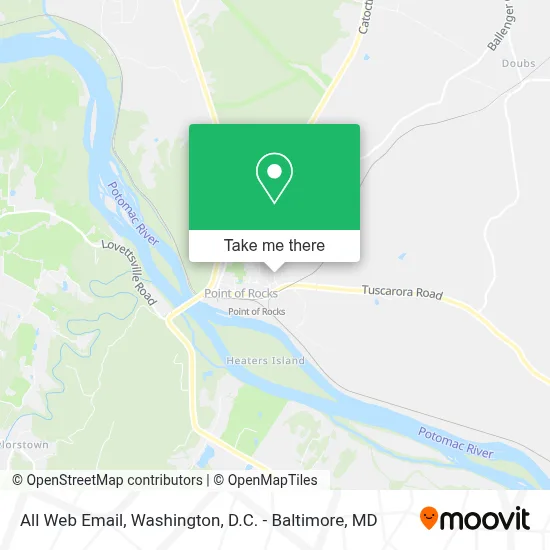 All Web Email map