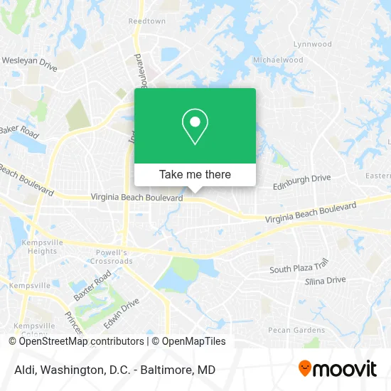 Aldi map