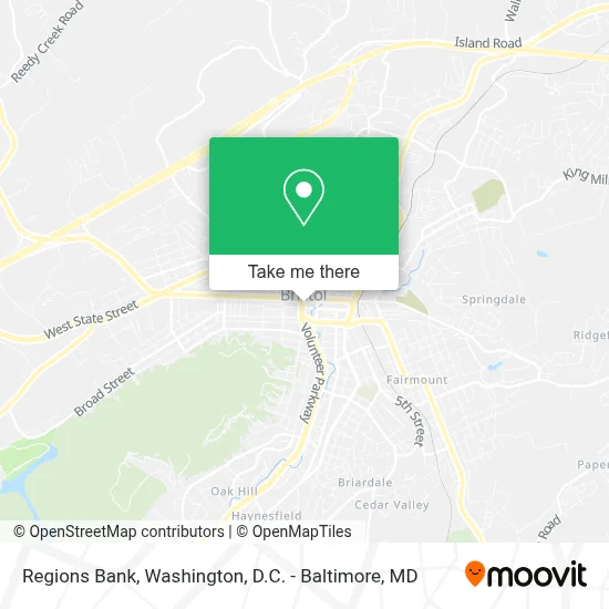 Regions Bank map