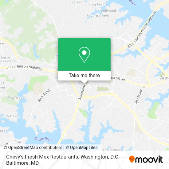 Chevy's Fresh Mex Restaurants map
