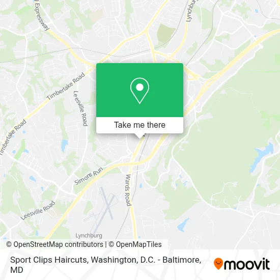 Sport Clips Haircuts map