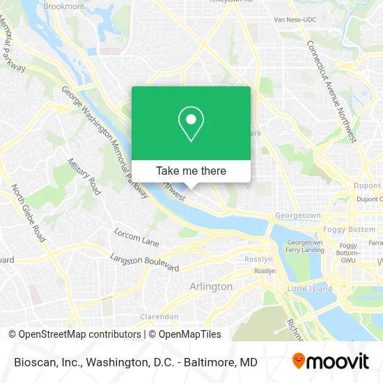 Bioscan, Inc. map
