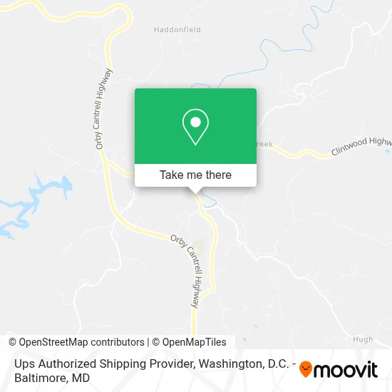 Ups Authorized Shipping Provider map