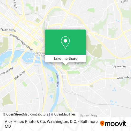 Alex Hines Photo & Co map
