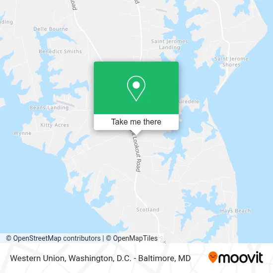 Western Union map