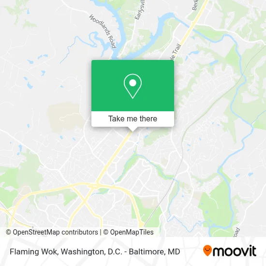 Flaming Wok map