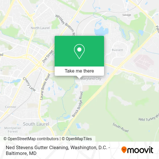 Ned Stevens Gutter Cleaning map