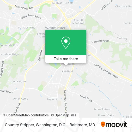 Country Stripper map