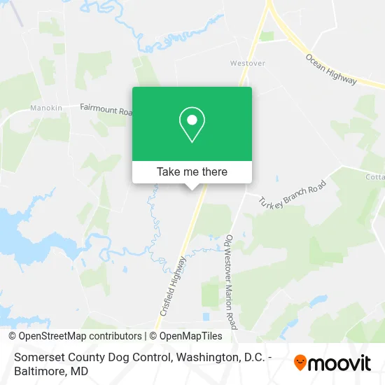 Somerset County Dog Control map