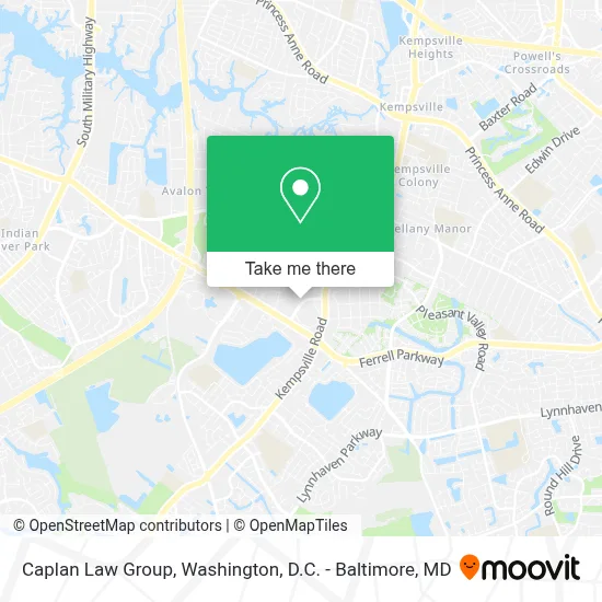 Caplan Law Group map