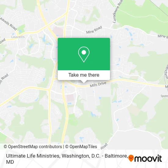 Ultimate Life Ministries map