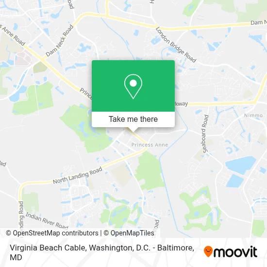 Virginia Beach Cable map