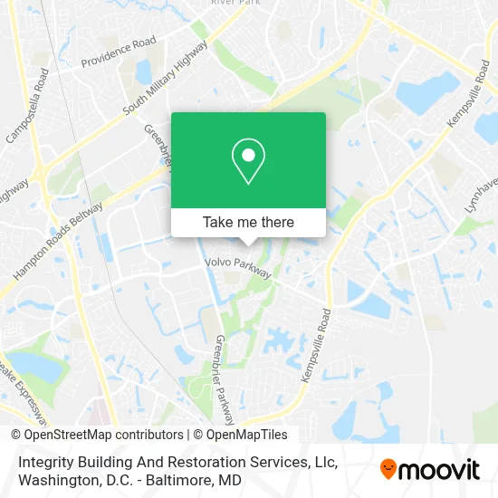 Integrity Building And Restoration Services, Llc map