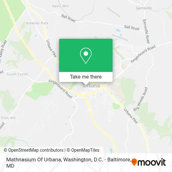 Mathnasium Of Urbana map