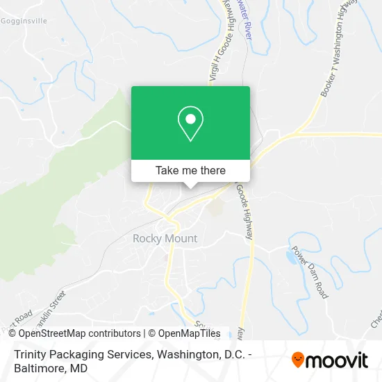 Trinity Packaging Services map