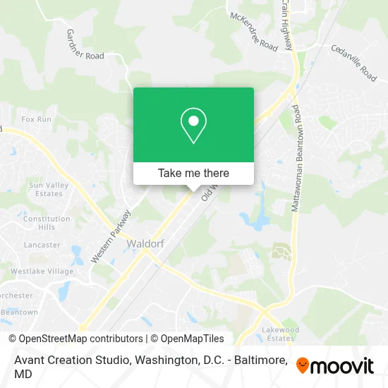 Avant Creation Studio map