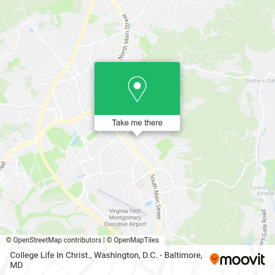 College Life In Christ. map