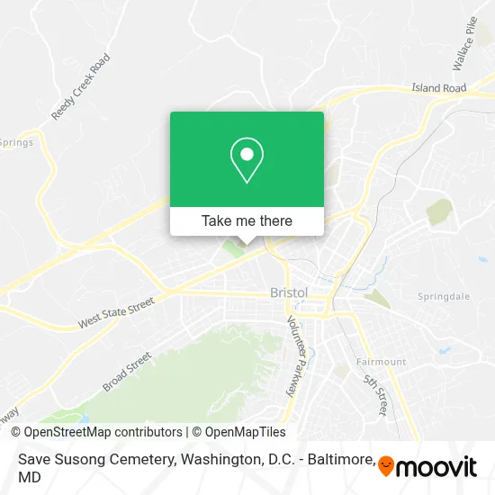 Save Susong Cemetery map