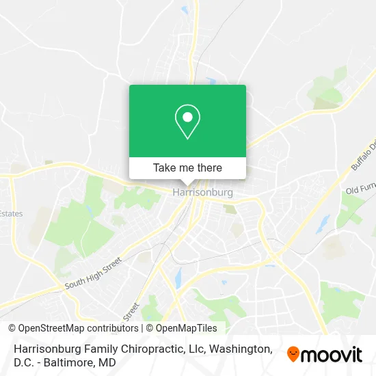 Harrisonburg Family Chiropractic, Llc map