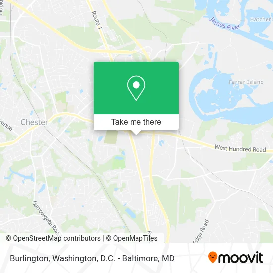 Burlington map