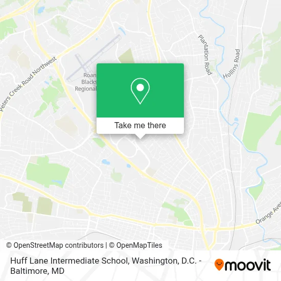 Huff Lane Intermediate School map