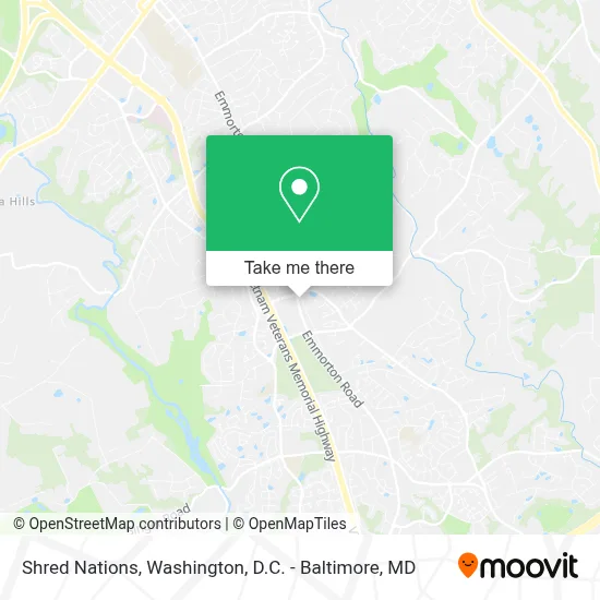 Shred Nations map