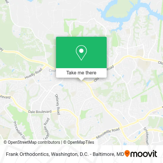 Frank Orthodontics map