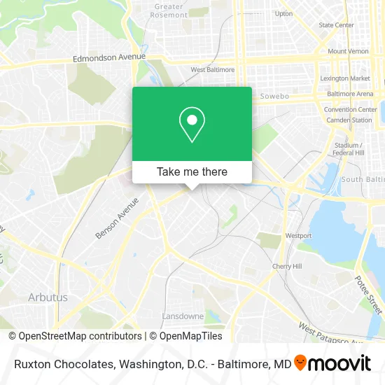 Ruxton Chocolates map