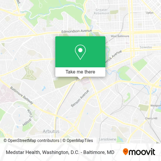 Medstar Health map