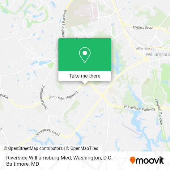 Riverside Williamsburg Med map