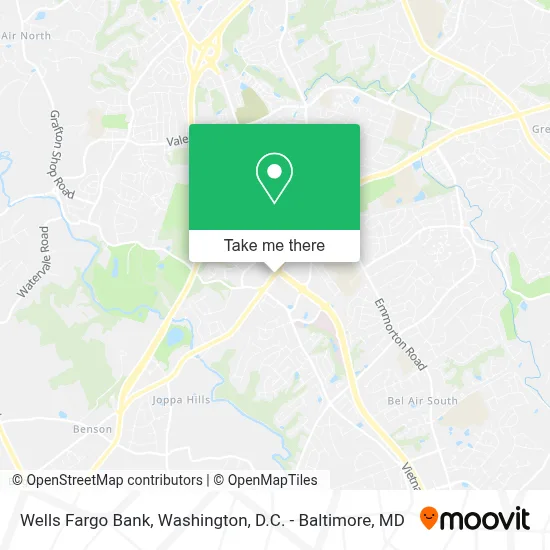 Wells Fargo Bank map