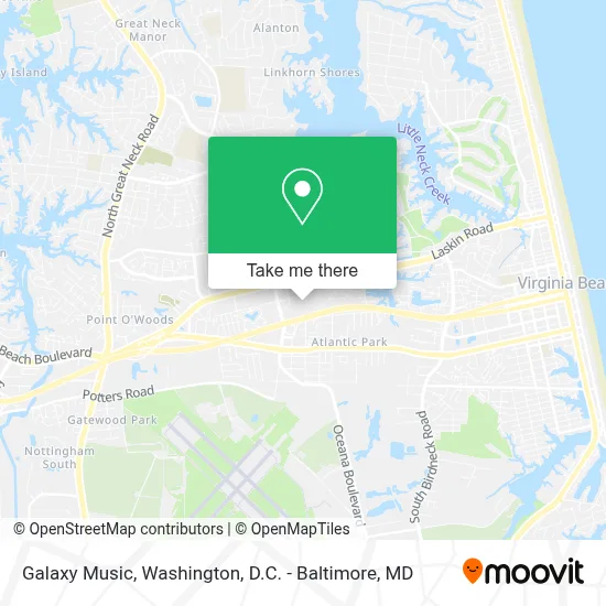 Galaxy Music map